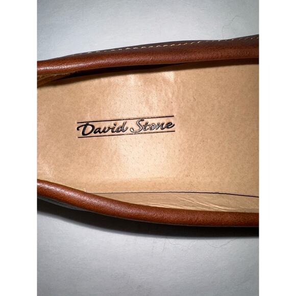 David Stone Men’s Size 9.5 Loafers Slip On Shoes Size Brown w/Buckle Accent - Picture 3 of 6